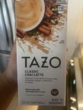 Tazo Classic chai latte concentrate for a smooth chai