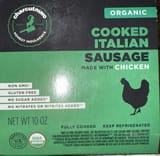 Charcutnuvo Cooked Chicken Italian Sausage