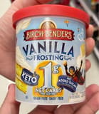 Birch Benders Birchbender vanilla frosting keto