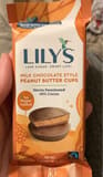 Lily's Milk Chocolate Style Peanut Butter Cups