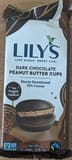 Lily's Twin Pack Dark Chocolate Peanut Butter Cups