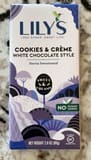 Lily's Cookies & Cream White Chocolate Style Bar