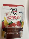 Once Upon A Farm Organic & Dairy-Free Coconut Melts - Strawberry Banana
