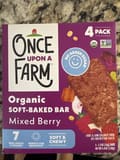 Once Upon A Farm Mixed berry soft baked bar