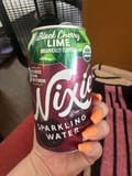 Nixie Sparkling Water Black Cherry Lime Organically Flavored Sparkling Water