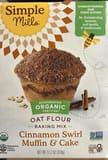 Simple Mills Cinnamon swirl muffin and cake