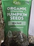 Go Raw Organic Sprouted Pumpkin Seeds Sea Salt
