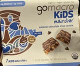 GoMacro Organic Kids MacroBars Oatmeal Chocolate Chip Cookie