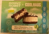 Brave Robot Mint Chocolate Chip Ice Cream Sandwiches