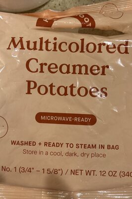Hungry? Multicolored creamy or potatoes