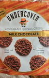 Undercover Chocolate Quinoa Crisps Milk Chocolate