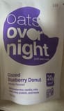 Oats Overnight Glazed Blueberry Donut