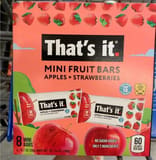 Mini fruit bars apple + strawberry