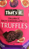 That's It. Organic Dark Chocolate Fig Truffles