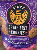 Siete Grain Free Cookies Hint of Mexican Vanilla Chocolate Chip