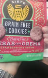 Siete Fresas con Crema Strawberries & Cream Grain Free Cookies