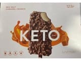 Keto Pint Salted caramel almond ice cream bar