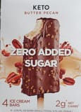Keto Pint Butter Pecan Zero Added Sugar Ice Cream Bars