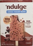 'ndulge Greek Yogurt Bars Chocolate Fudge Chip