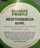 Farmer's Fridge Mediterranean Bowl