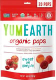 YumEarth Organic Pops Pomegranate Pucker, Perfectly Peach, Strawberry Smash, Very Very Cherry
