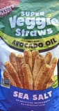 Jackson's Super Veggie Straws Sea Salt