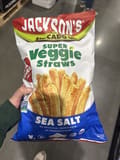 Jackson's Super Veggie Straws Sea Salt
