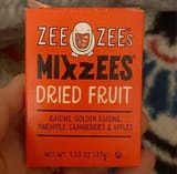 Zee Zees Zeezees dried fruit