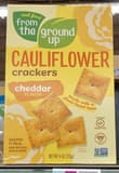 From The Ground Up Cauliflower Cheddar Veggie Crackers