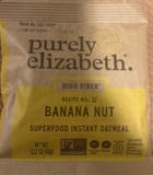 Purely Elizabeth Banana Nut Superfood Instant Oatmeal