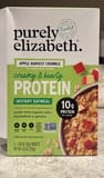 Purely Elizabeth APPLE HARVEST CRUMBLE creamy & hearty PROTEIN INSTANT OATMEAL