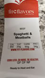 Fit Flavors Spaghetti and Meatballs