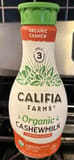 Califia Farms Organic Cashewmilk Unsweetened