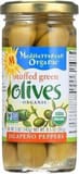 Mediterranean Organic Stuffed green jalapeno olives