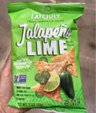 Late July Snacks Clasico Tortilla Chips Jalapeño Lime