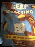 Keep Snacking Dark Chocolate Dipped Banana Chips