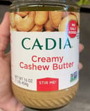 Cadia Creamy Cashew Butter