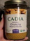 Cadia Organic Crunchy Peanut Butter