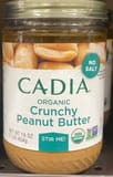 Cadia Organic Crunchy Peanut Butter