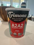Trimona A2A2 Probiotic Yogurt Plain Whole Milk