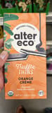 Alter Eco Truffle THINS Orange Crème Organic Dark Chocolate