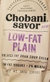 Chobani Plain low-fat yogurt