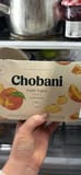 Chobani Greek Yogurt Peach on the Bottom