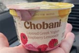 Chobani Layered Greek Yogurt Raspberry Lemonade
