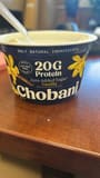Chobani Greek Strained Yogurt with Vanilla flavour