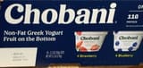 Chobani Non-Fat Greek Yogurt Fruit on the Bottom