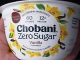 Chobani Zero Sugar Vanilla