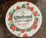 Chobani Greek Yogurt, Strawberry, Zero Sugar