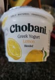 Chobani Greek Yogurt Lemon Blended