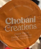 Chobani Creations Orange Cream Pop Greek Yogurt